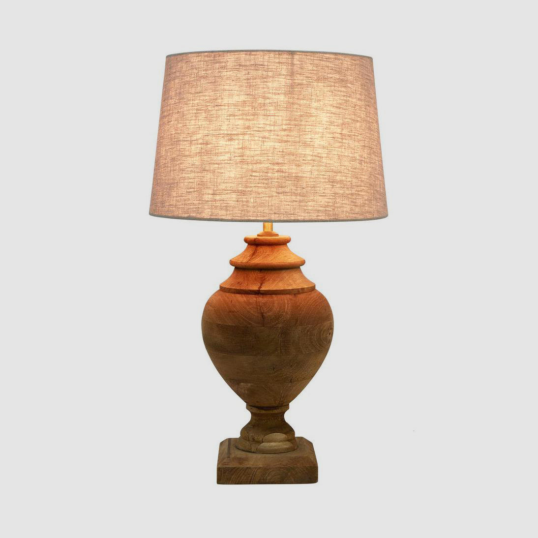 Zaffero AMPHORA Table Lamp Base Only Small Dark Natural-Zaffero-Ozlighting.com.au