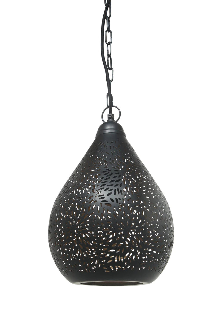 Zaffero AQUARIUS - Perforated Teardrop Metal Pendant-Zaffero-Ozlighting.com.au
