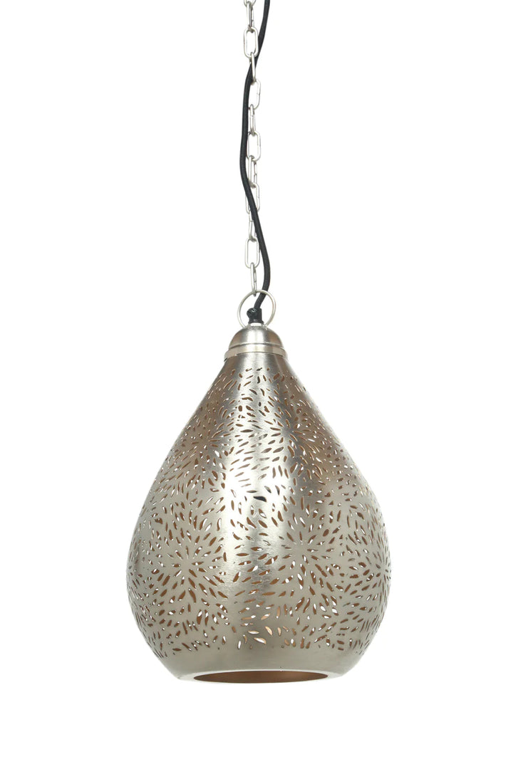 Zaffero AQUARIUS - Perforated Teardrop Metal Pendant-Zaffero-Ozlighting.com.au