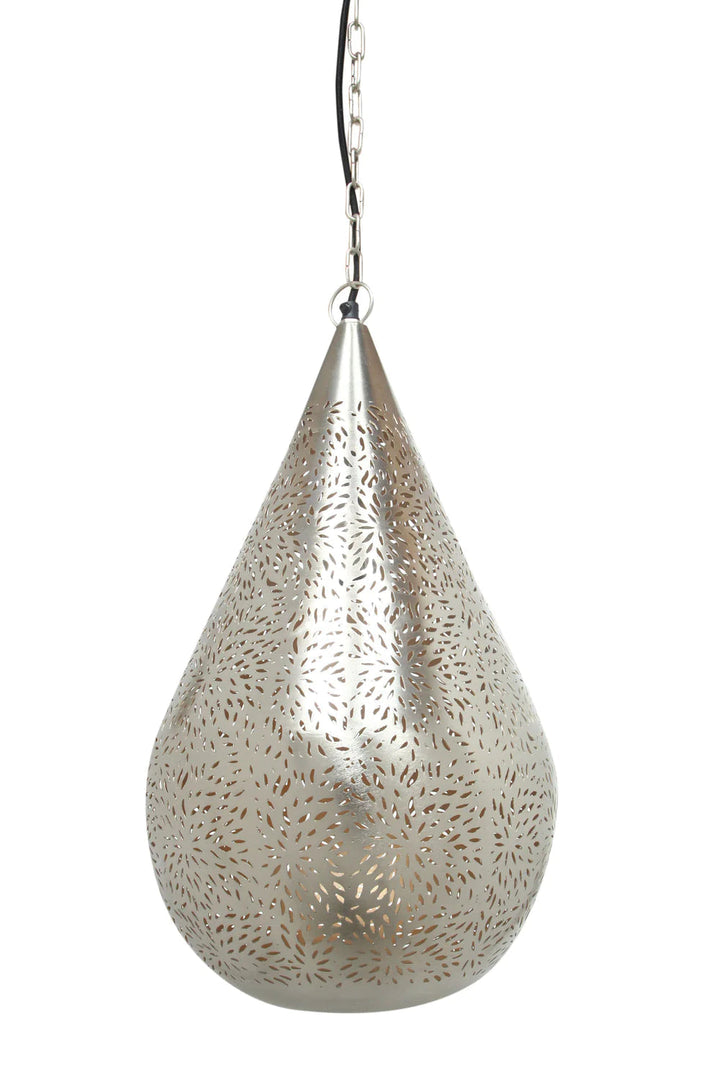 Zaffero AQUARIUS - Perforated Teardrop Metal Pendant-Zaffero-Ozlighting.com.au