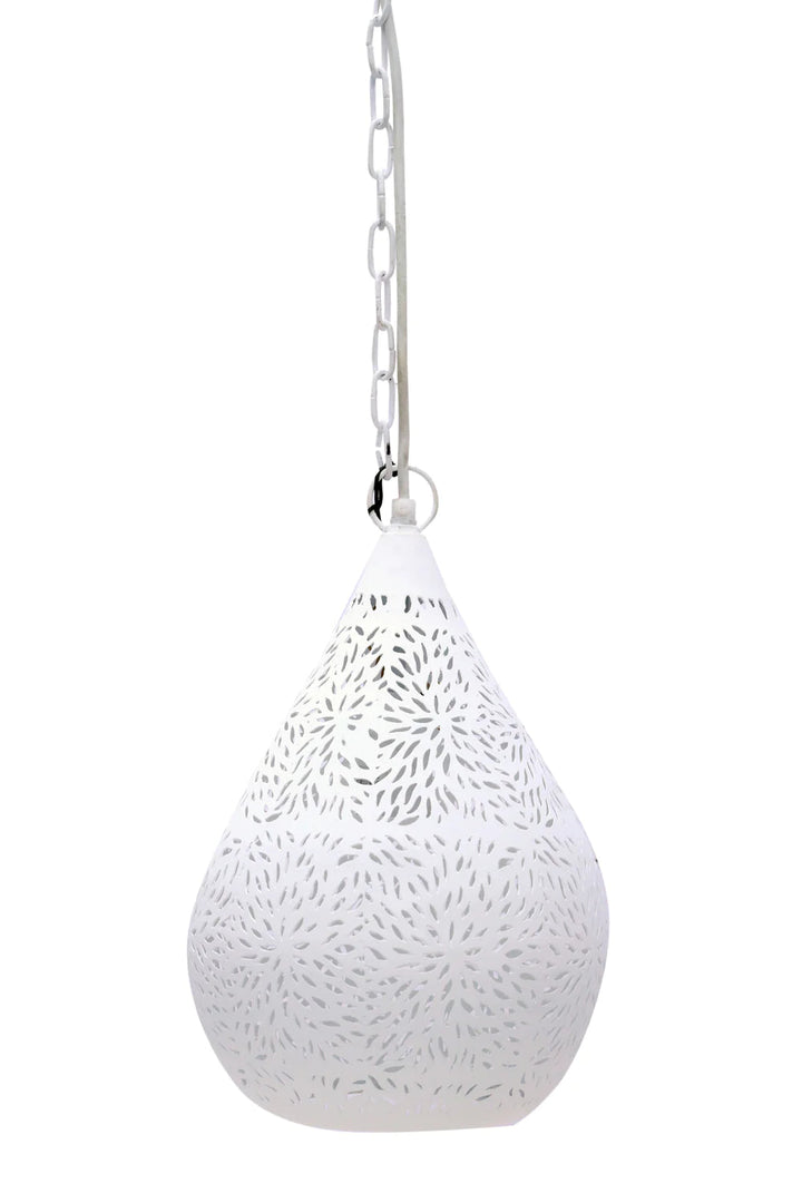 Zaffero AQUARIUS - Perforated Teardrop Metal Pendant-Zaffero-Ozlighting.com.au
