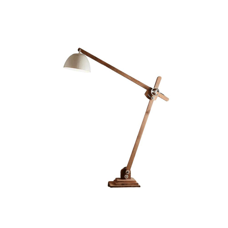 Zaffero ARCHIE - Large Iron & Wood Articulated Floor Lamp-Zaffero-Ozlighting.com.au