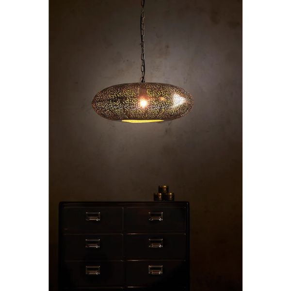 Zaffero ATLAS - Perforated Ellipse Metal Pendant-Zaffero-Ozlighting.com.au