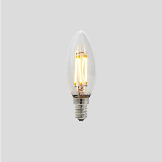 Zaffero C35 Candle LED Filament Globe 3W E14 2200K-Zaffero-Ozlighting.com.au