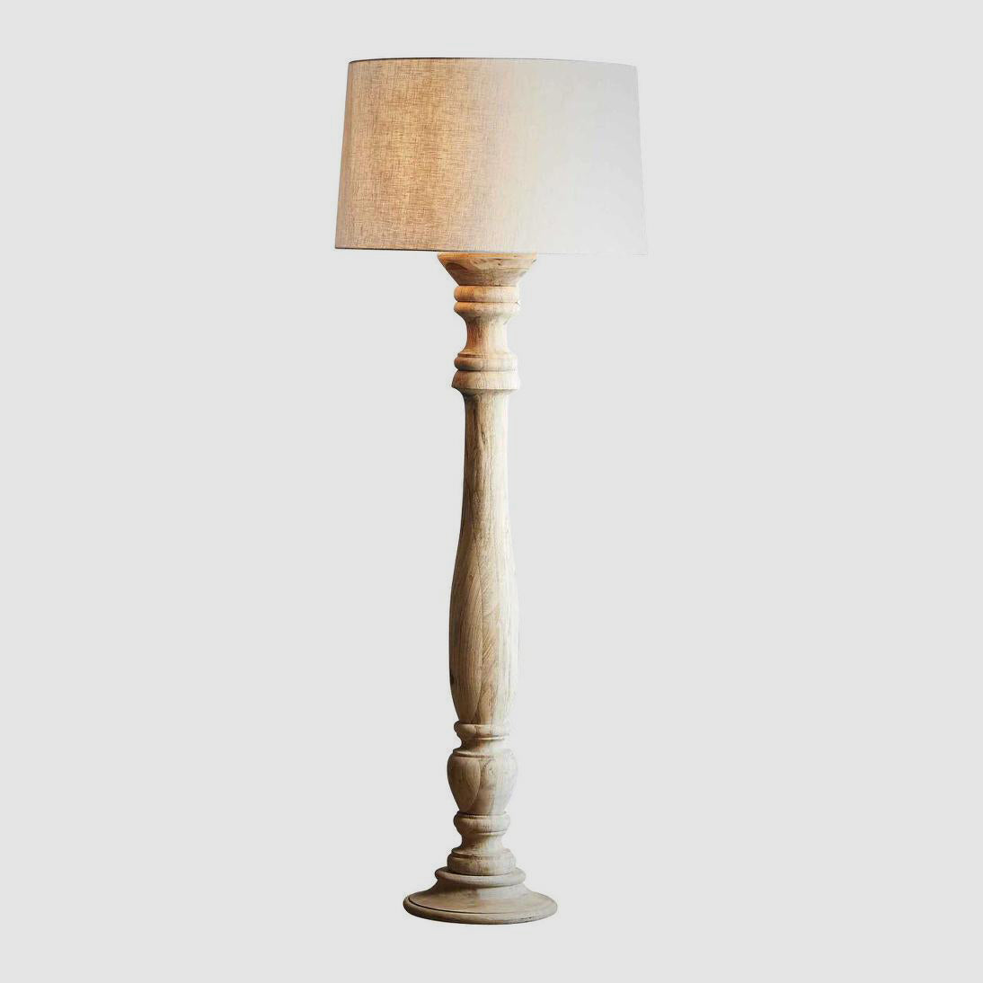 Zaffero CANDELA Floor Lamp Base Only Large Natural-Zaffero-Ozlighting.com.au