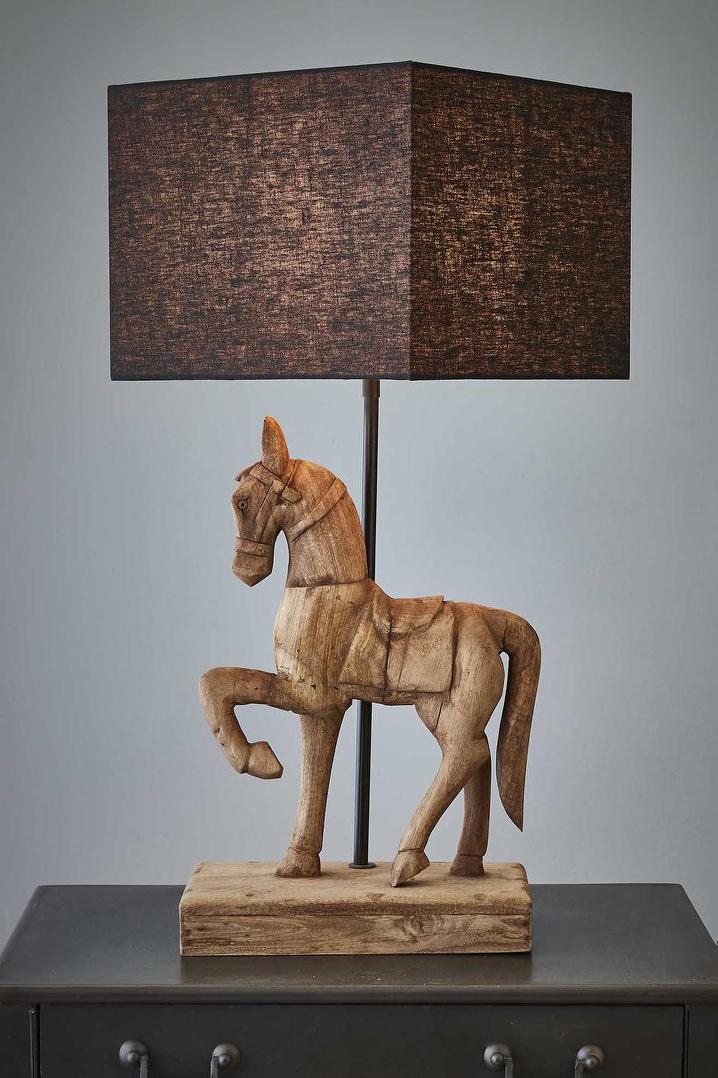 Zaffero CLYDE Table Lamp Base Only Dark Natural-Zaffero-Ozlighting.com.au