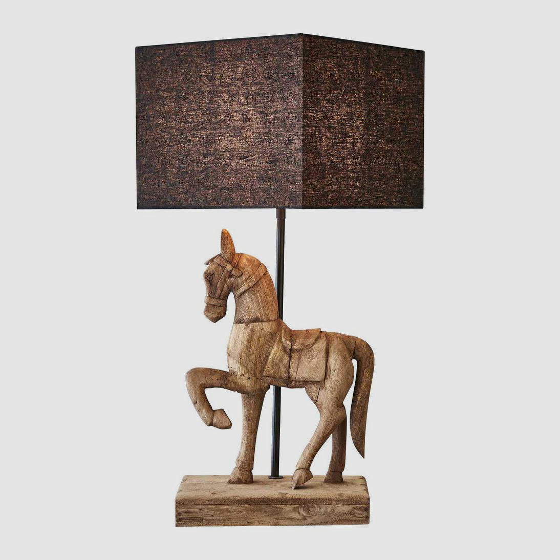 Zaffero CLYDE Table Lamp Base Only Dark Natural-Zaffero-Ozlighting.com.au