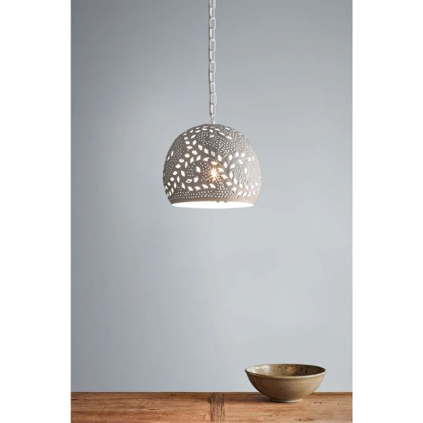 Zaffero CORAL - Hand Cut Patterned Metal Dome Pendant-Zaffero-Ozlighting.com.au