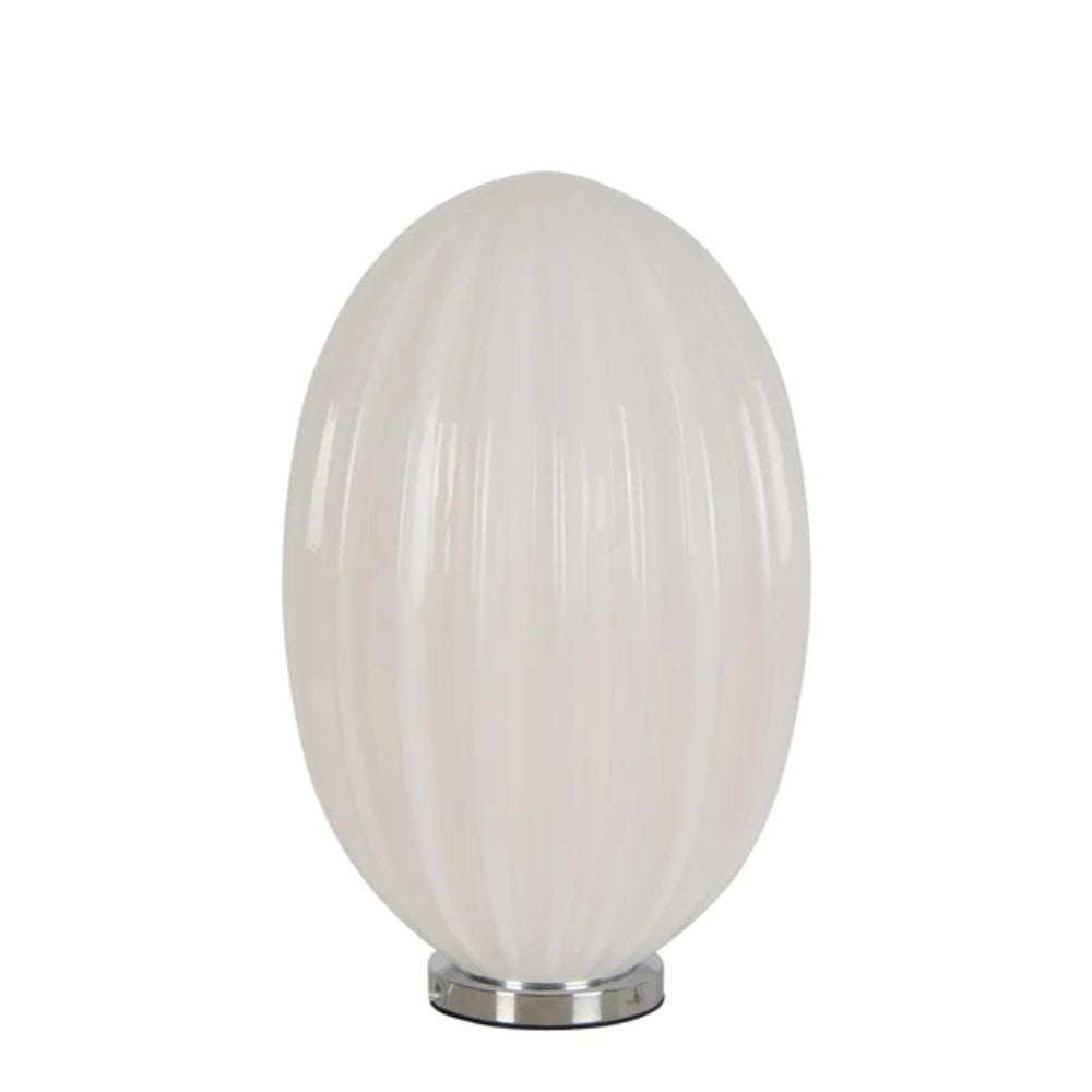 Zaffero COSTOLETTE - Robbed Glass Opal Table Lamp-Zaffero-Ozlighting.com.au