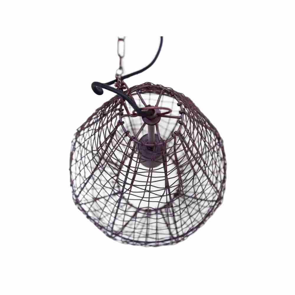 Zaffero CRAY Pendant - Antique Copper Open Wire Weave Teardrop-Zaffero-Ozlighting.com.au