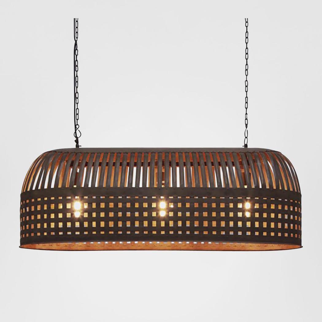 Zaffero ESCH Pendant Light Long Rust-Zaffero-Ozlighting.com.au