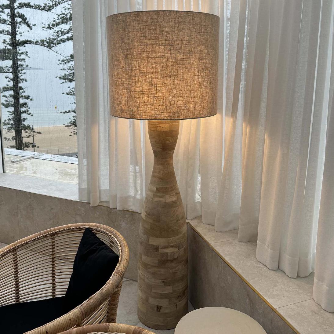 Zaffero ESRAJ Floor Lamp Base Only Natural-Zaffero-Ozlighting.com.au