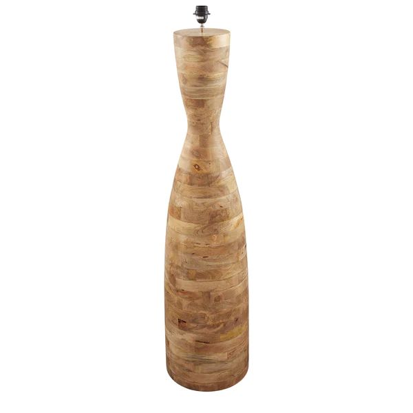 Zaffero ESRAJ Floor Lamp - Turned Wood-Zaffero-Ozlighting.com.au
