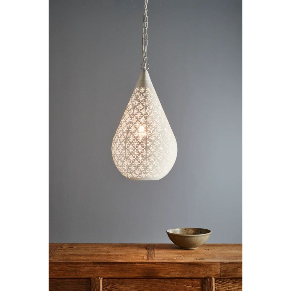 Zaffero EUROPA Pendant - Perforated Teardrop Metal-Zaffero-Ozlighting.com.au