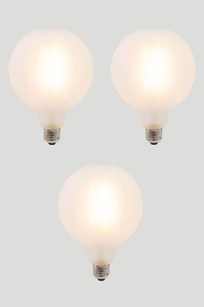 Zaffero G125 Porcelain Frosted LED Globe 10W E27 2700K - 3-Pack-Zaffero-Ozlighting.com.au