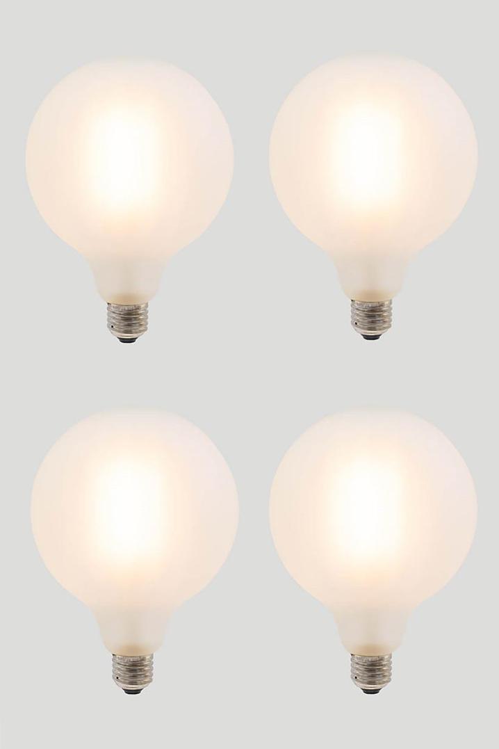 Zaffero G125 Porcelain Frosted LED Globe 10W E27 2700K - 4-Pack-Zaffero-Ozlighting.com.au
