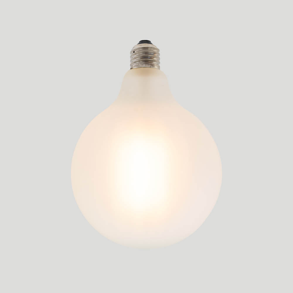 Zaffero G125 Porcelain Frosted LED Globe 8W E27 2700K-Zaffero-Ozlighting.com.au