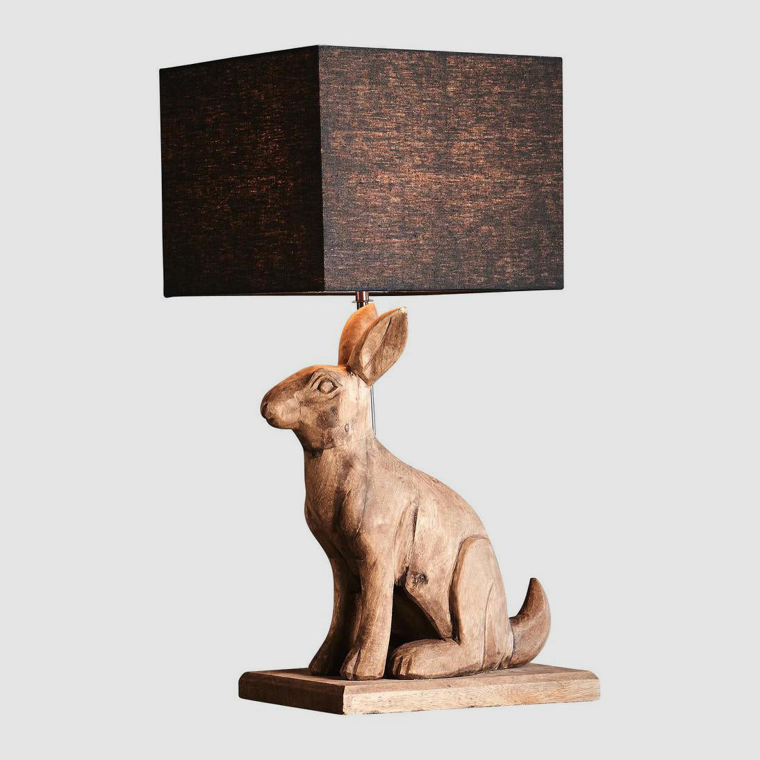 Zaffero GARFUNKEL Table Lamp Base Only Dark Natural-Zaffero-Ozlighting.com.au