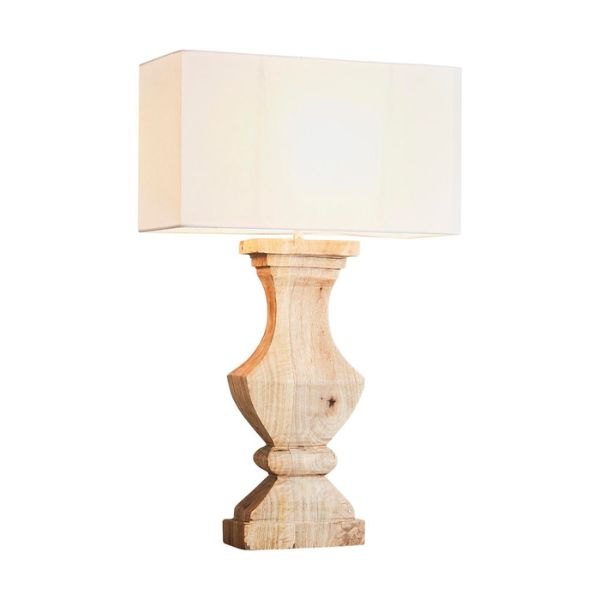 Zaffero GILBERT Table Lamp - Wood Ballister-Zaffero-Ozlighting.com.au