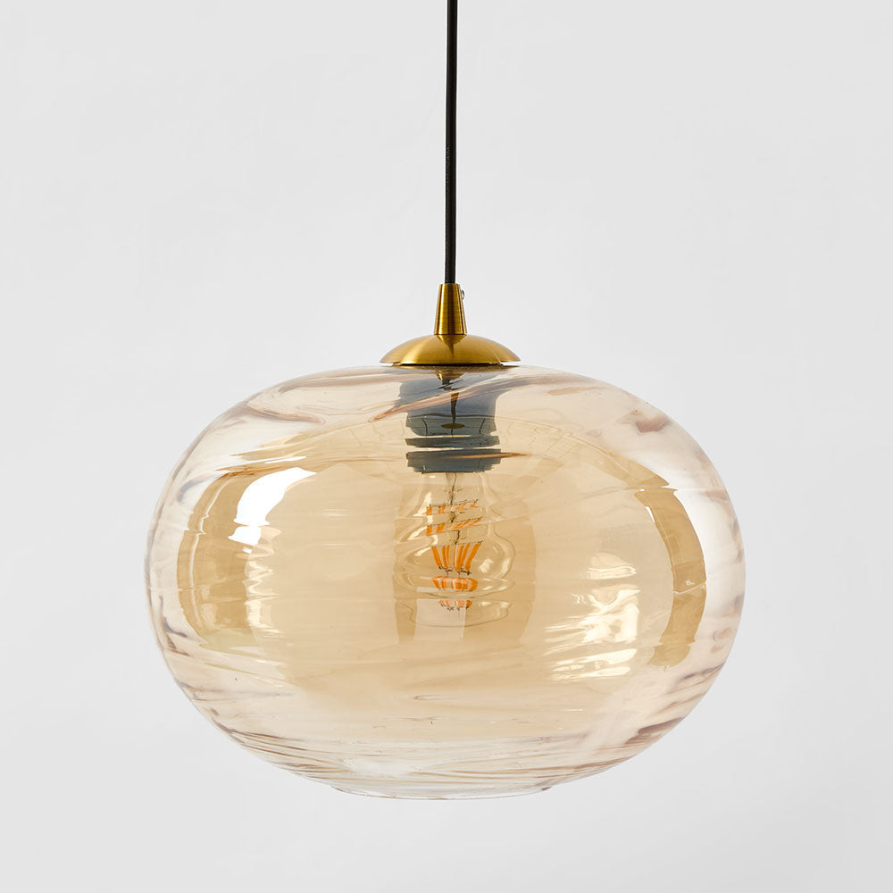 Zaffero HINZA Pendant Light Amber-Zaffero-Ozlighting.com.au