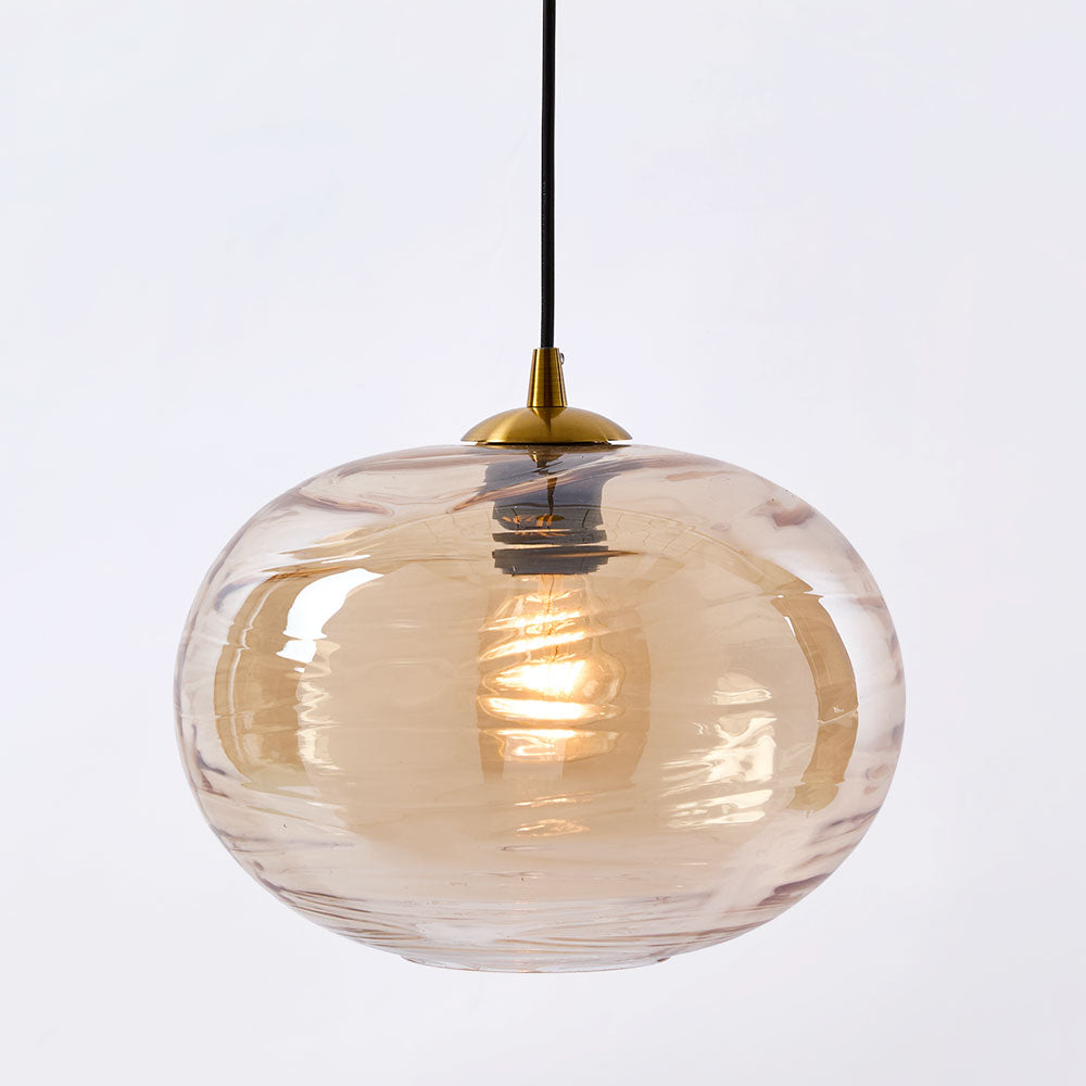 Zaffero HINZA Pendant Light Amber-Zaffero-Ozlighting.com.au