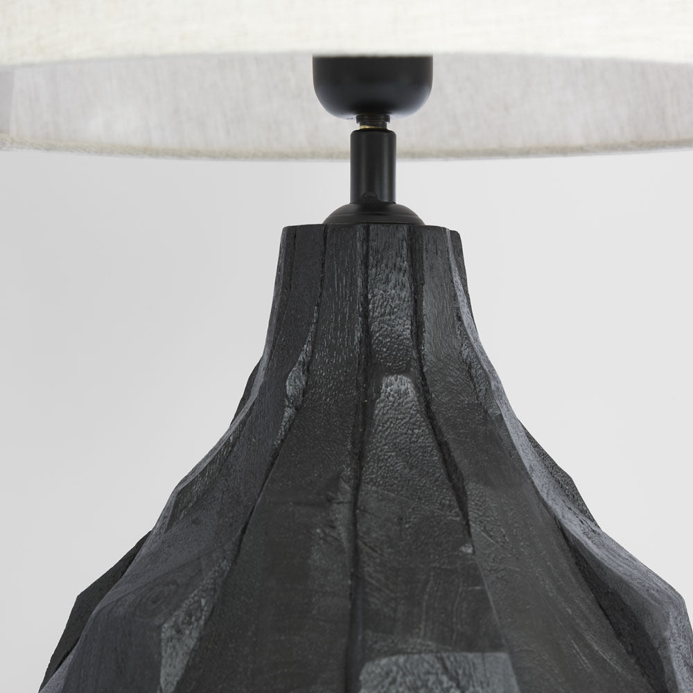 Zaffero JULIE Table Lamp Base Only Black-Zaffero-Ozlighting.com.au