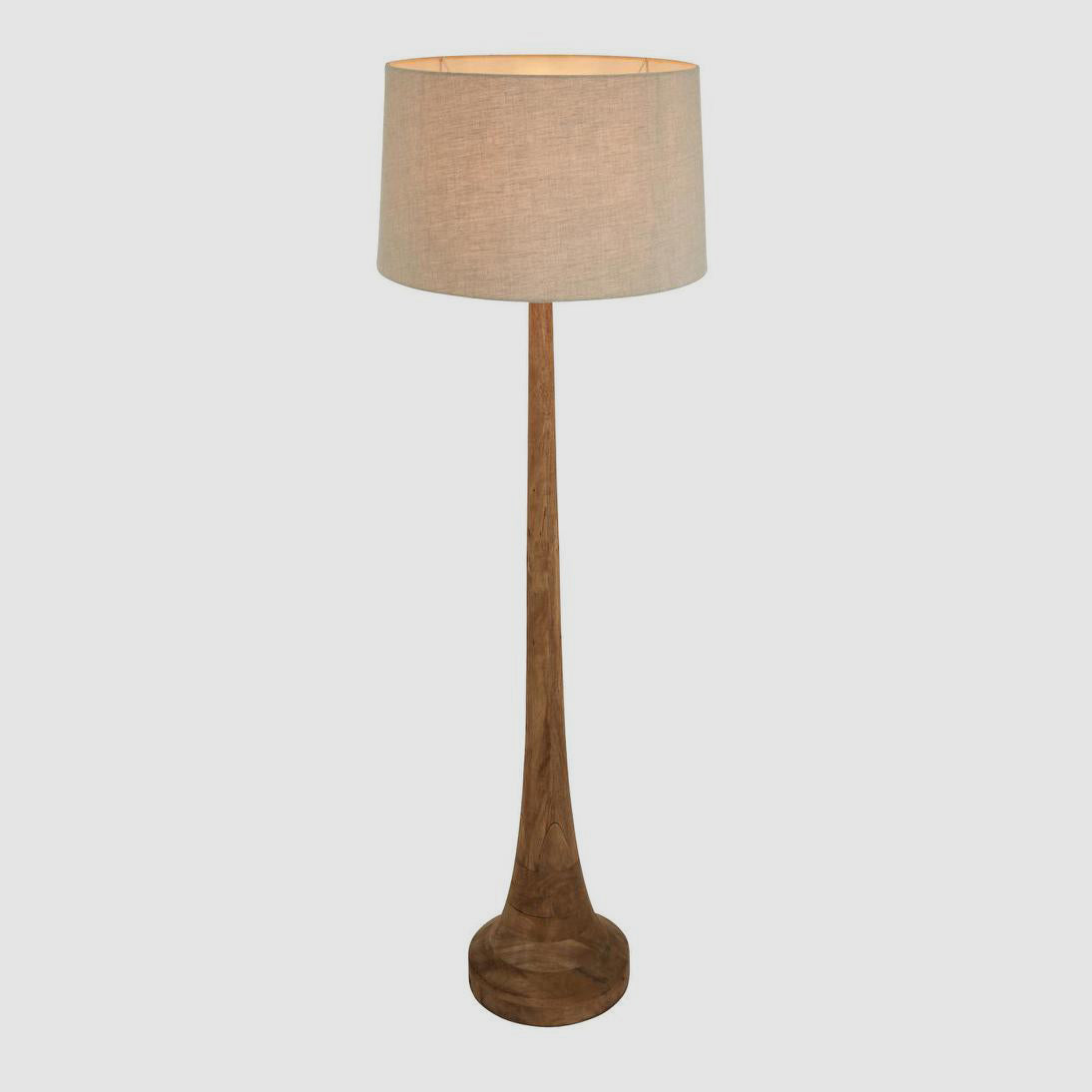 Zaffero LANCIA Floor Lamp Base Only Large Dark Natural-Zaffero-Ozlighting.com.au