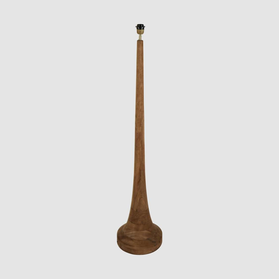 Zaffero LANCIA Floor Lamp Base Only Large Dark Natural-Zaffero-Ozlighting.com.au