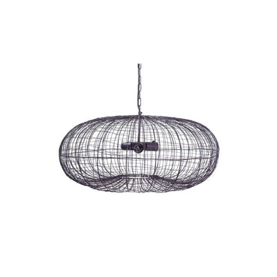 Zaffero LOBSTER - 3 Light Wire Weave Ellipse Pendant-Zaffero-Ozlighting.com.au