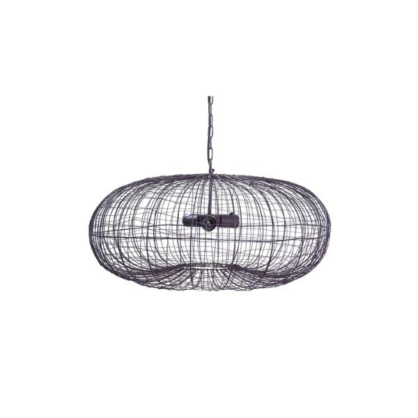 Zaffero LOBSTER Pendant - 3 Light Wire Weave Ellipse-Zaffero-Ozlighting.com.au