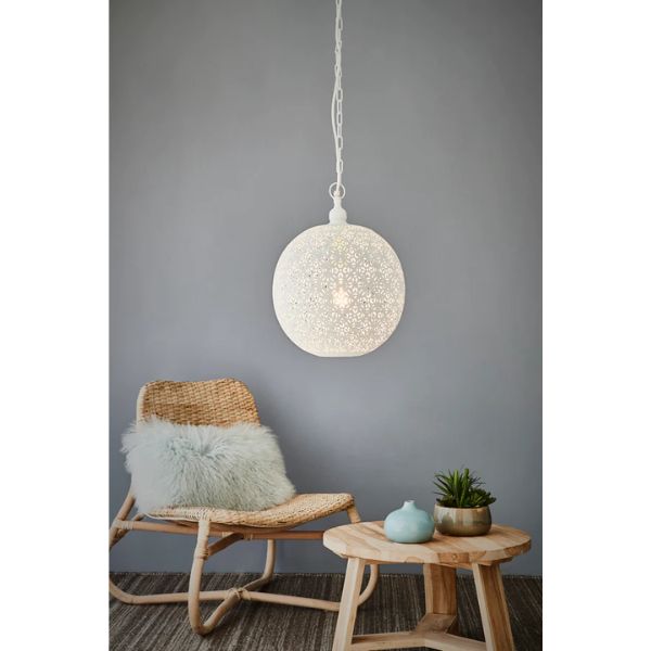 Zaffero LUNA - Perforated Round Metal Pendant-Zaffero-Ozlighting.com.au