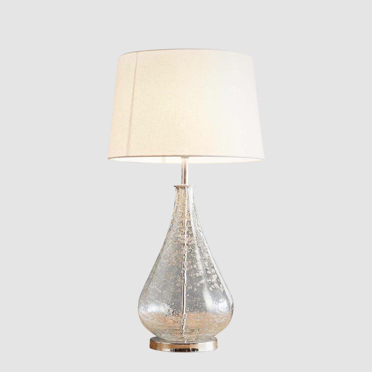 Zaffero LUSTRE Teardrop Table Lamp Base Only Clear-Zaffero-Ozlighting.com.au