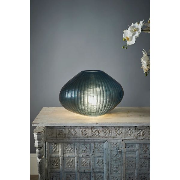 Zaffero PARIS - Freeform Hand Blown & Cut Art Glass Table Lamp-Zaffero-Ozlighting.com.au