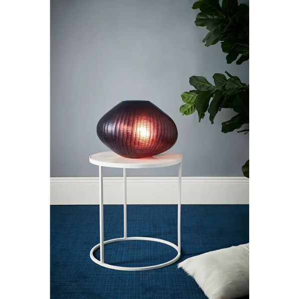 Zaffero PARIS - Freeform Hand Blown & Cut Art Glass Table Lamp-Zaffero-Ozlighting.com.au