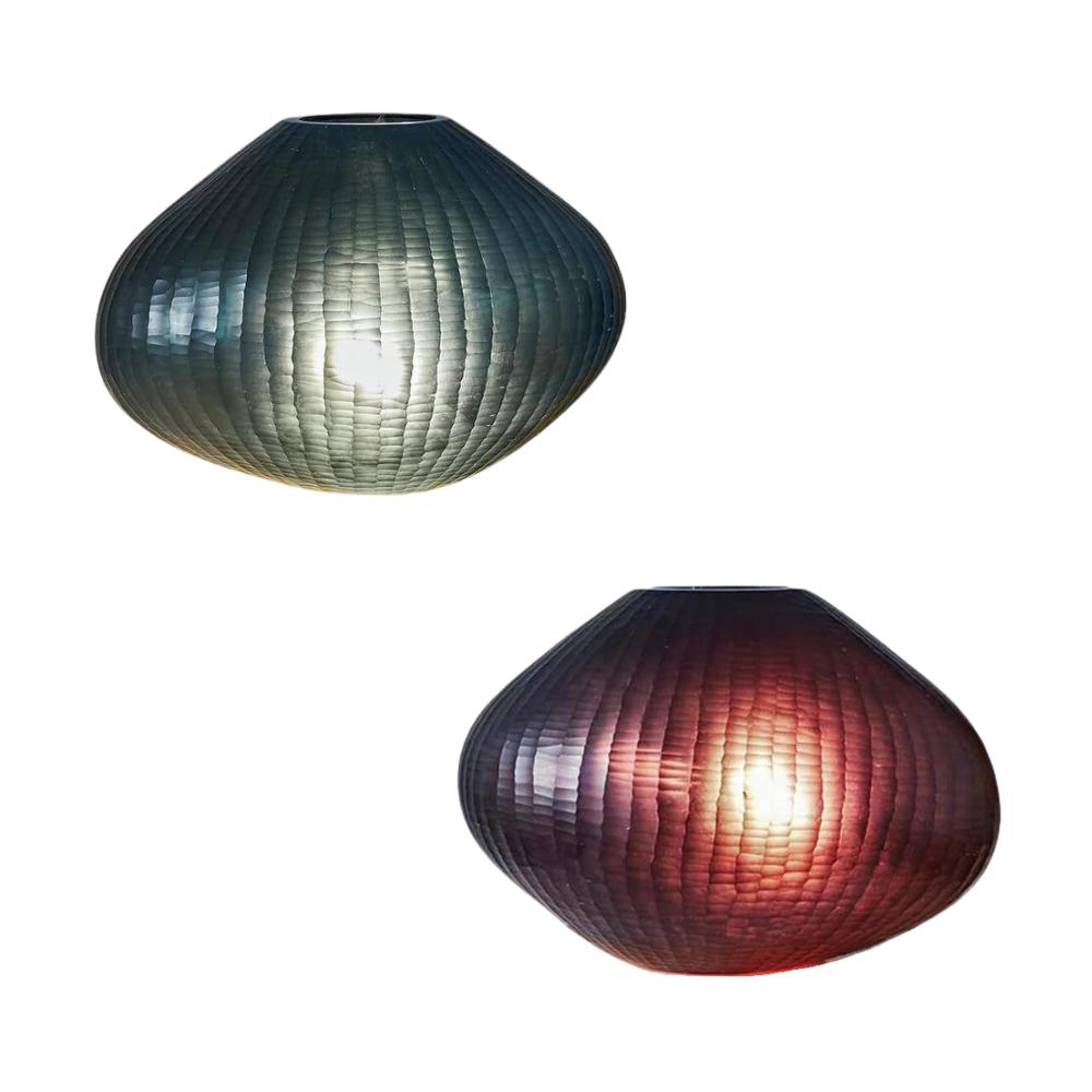 Zaffero PARIS - Freeform Hand Blown & Cut Art Glass Table Lamp-Zaffero-Ozlighting.com.au