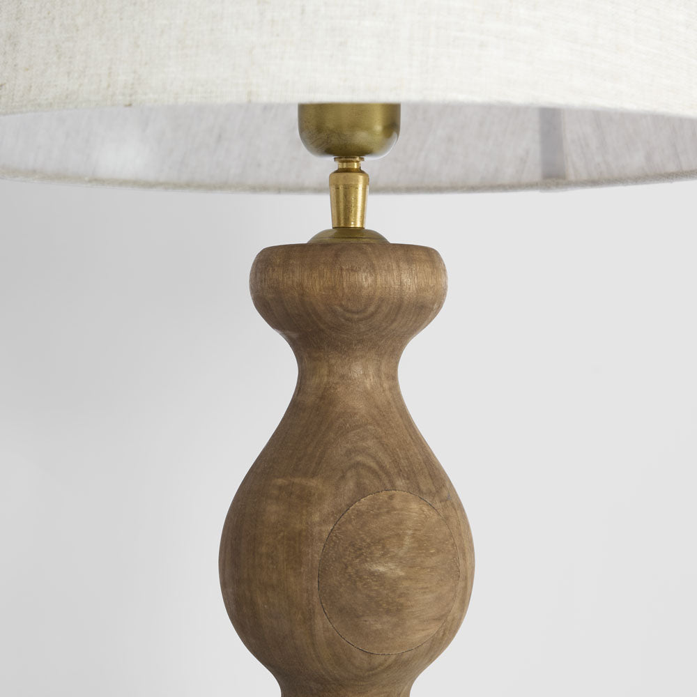 Zaffero PEDRA Table Lamp Base Only Brown-Zaffero-Ozlighting.com.au