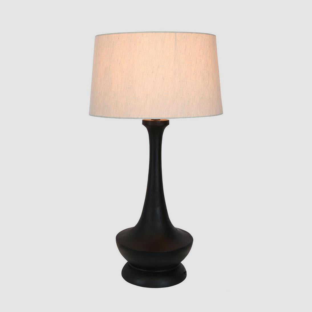 Zaffero PENINSULA Table Lamp Base Only Black-Zaffero-Ozlighting.com.au