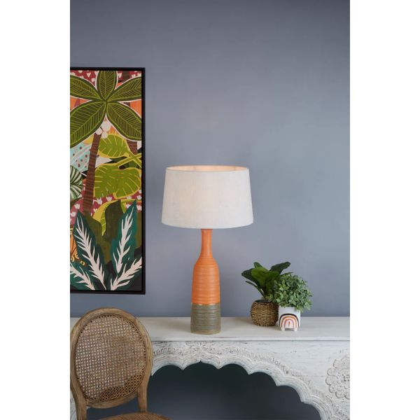 Zaffero POTTERS - Slim Glazed Ceramic Table lamp-Zaffero-Ozlighting.com.au