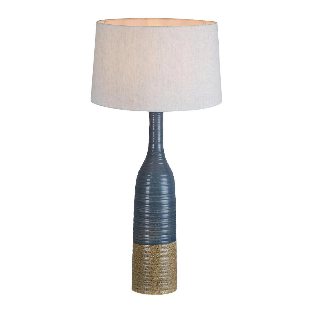 Zaffero POTTERS Table Lamp Base Only Large Grey and Brown-Zaffero-Ozlighting.com.au