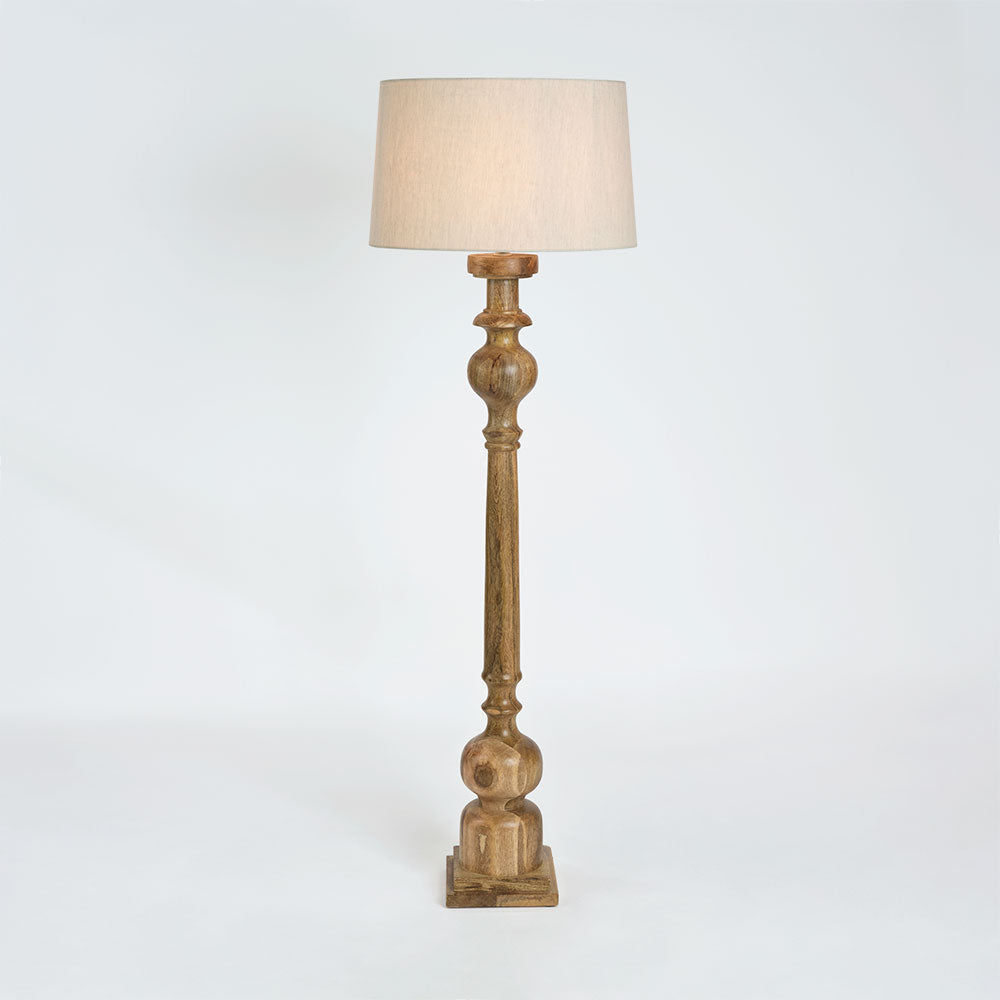 Zaffero ROOK Floor Lamp Base Only Large Natural-Zaffero-Ozlighting.com.au