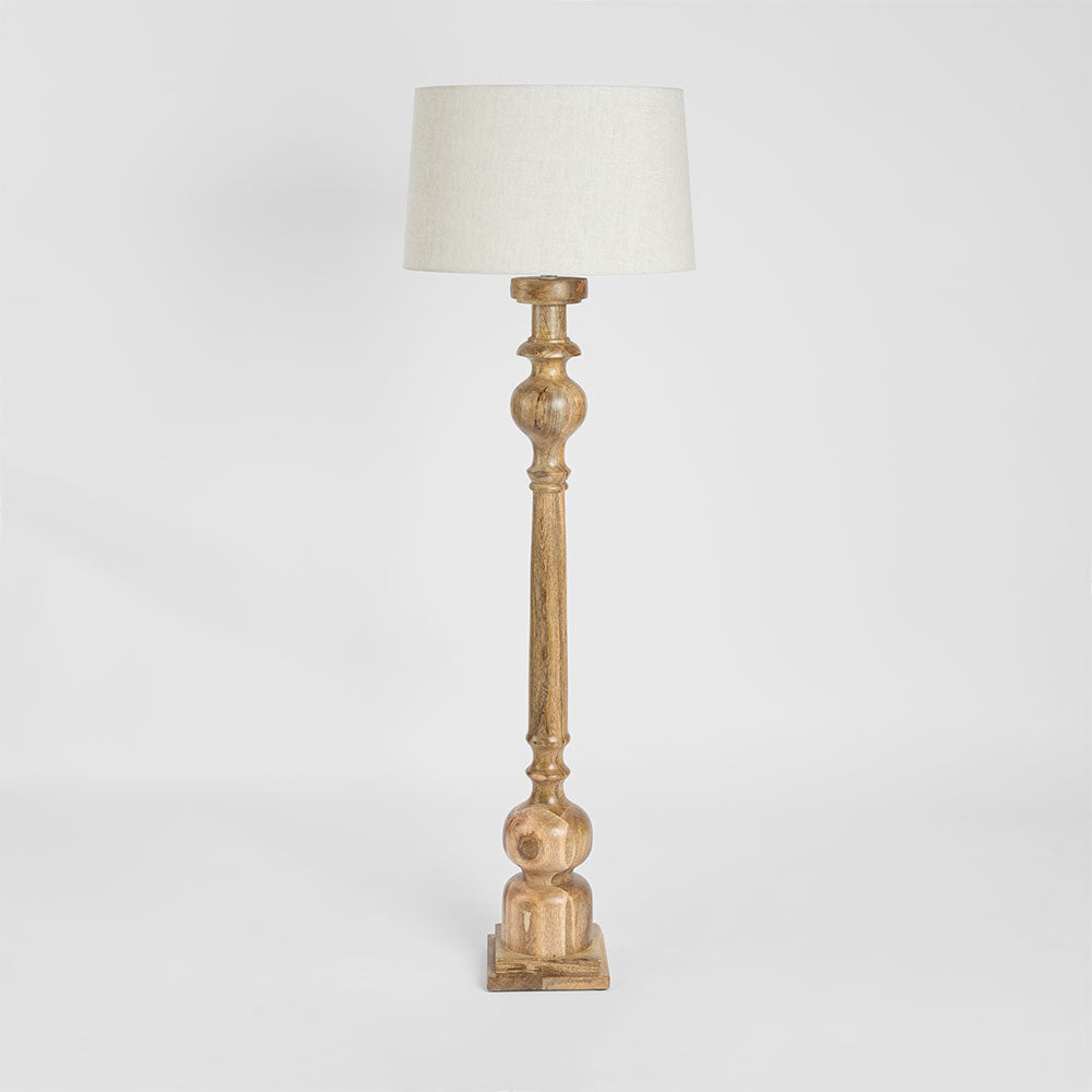 Zaffero ROOK Floor Lamp Base Only Large Natural-Zaffero-Ozlighting.com.au