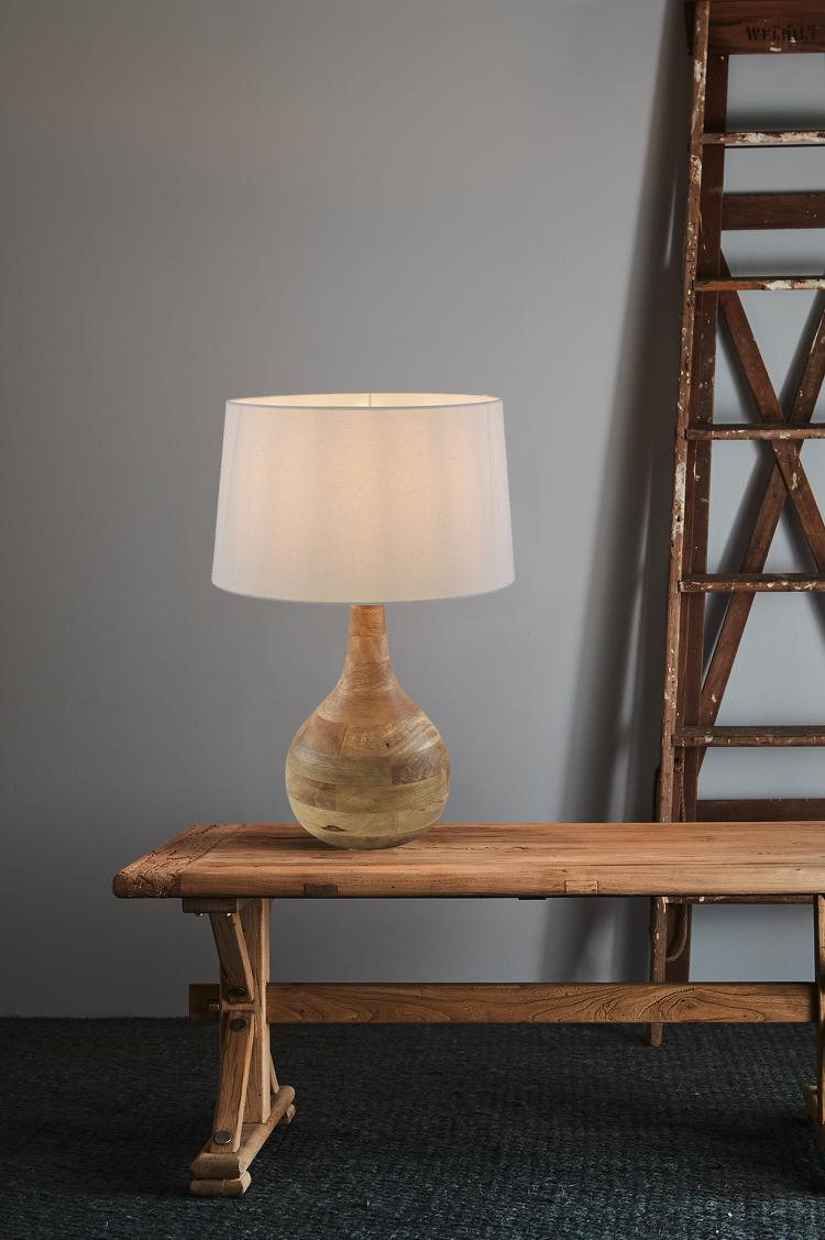 Zaffero SAROD Table Lamp Base Only Dark Natural-Zaffero-Ozlighting.com.au