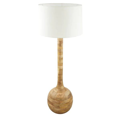 Zaffero SITAR - Turned Wood Floor Lamp-Zaffero-Ozlighting.com.au
