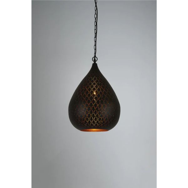 Zaffero TAIPAN Pendant - Perforated Metal Teardrop-Zaffero-Ozlighting.com.au