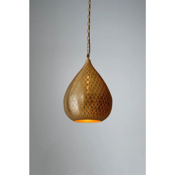 Zaffero TAIPAN Pendant - Perforated Metal Teardrop-Zaffero-Ozlighting.com.au