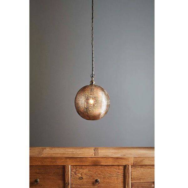 Zaffero TAURUS Pendant - Perforated Round Metal-Zaffero-Ozlighting.com.au