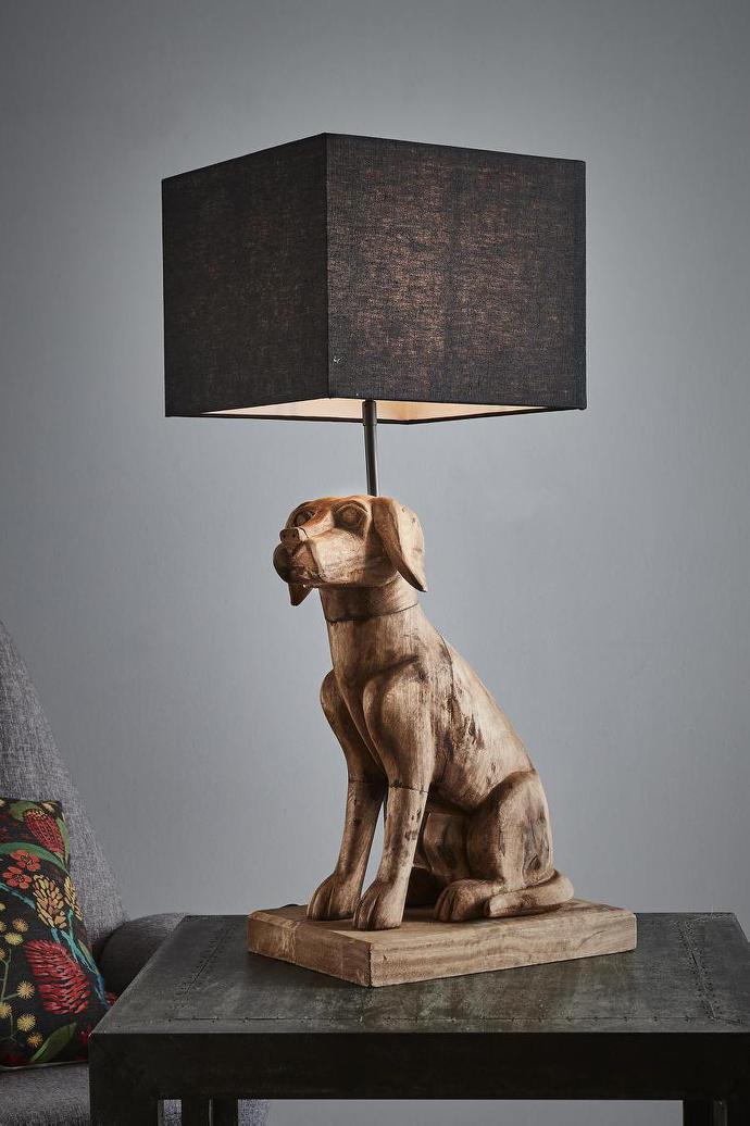 Zaffero THELMA Table Lamp Base Only Dark Natural-Zaffero-Ozlighting.com.au