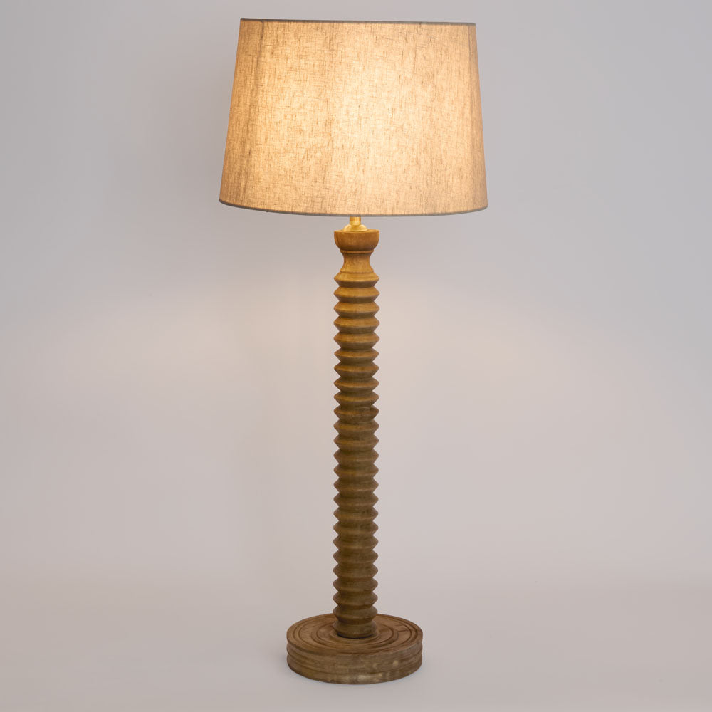 Zaffero THOMAS Table Lamp Base Only Brown-Zaffero-Ozlighting.com.au