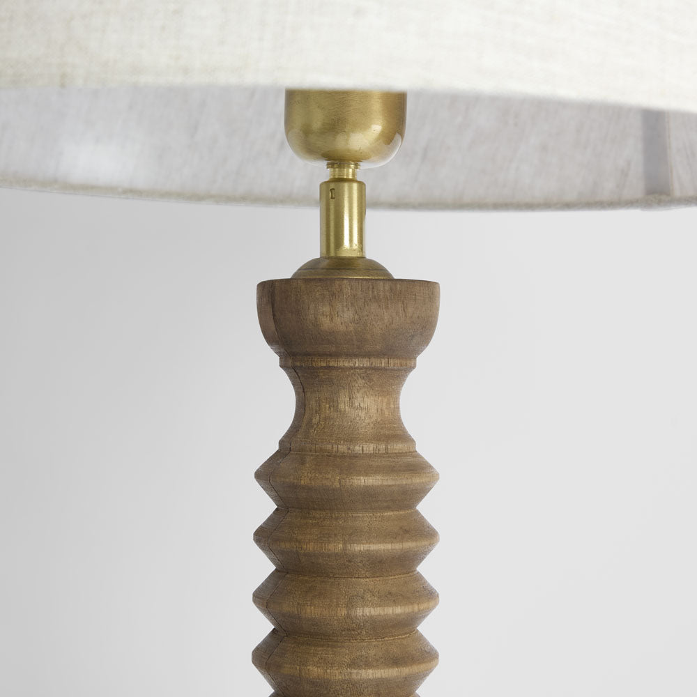Zaffero THOMAS Table Lamp Base Only Brown-Zaffero-Ozlighting.com.au