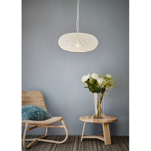 Zaffero TITAN - Perforated Ellipse Metal Pendant-Zaffero-Ozlighting.com.au